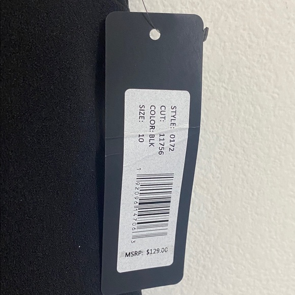 Bebe Black Mini Dress with Embellishments - Picture 4 of 6